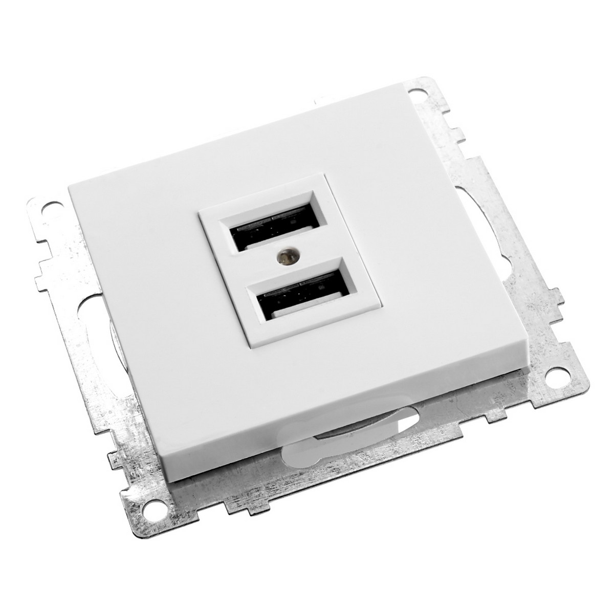 Катрин - Розетки и выключатели Stekker Розетка USB 2-местная STEKKER GLS10-7115-01 250B 21А Катрин белый 39686