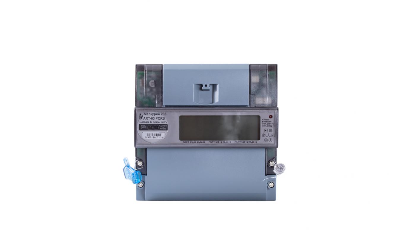 Электросчетчики Счётчик электроэнергии трехфазный Меркурий 236 ART-01 PQRS 3*230/400В 5(60)А