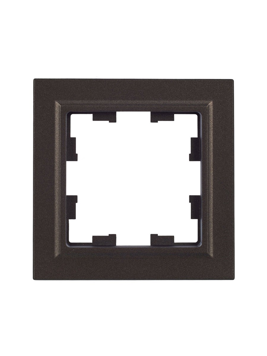 IEK Brite Рамки Рамка IEK BRITE 1-местная РУ-1-БрТБ темная бронза BR-M12-K45