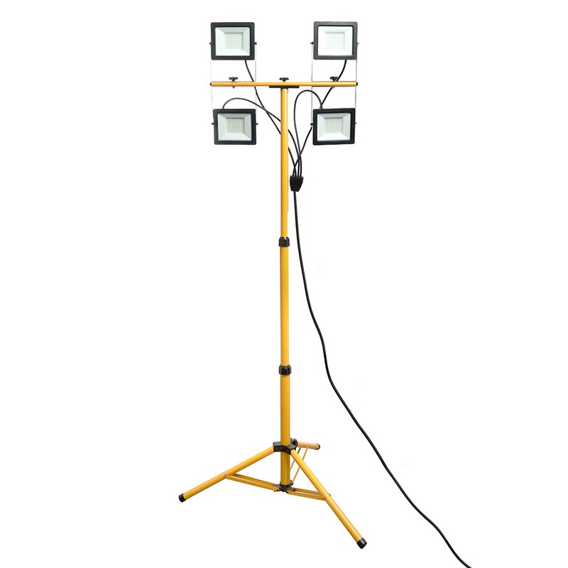 Светодиодный прожектор Feron LL-506 на штативе IP65 4*50W 6400K 48507