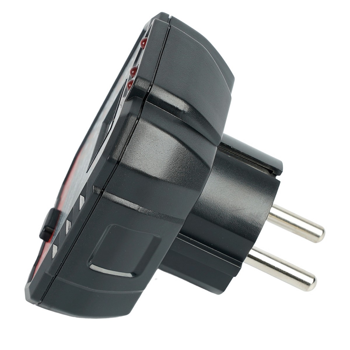 Тестер STEKKER MTM HT106D розеток и УЗО, питание от сети 230V, черный 49997