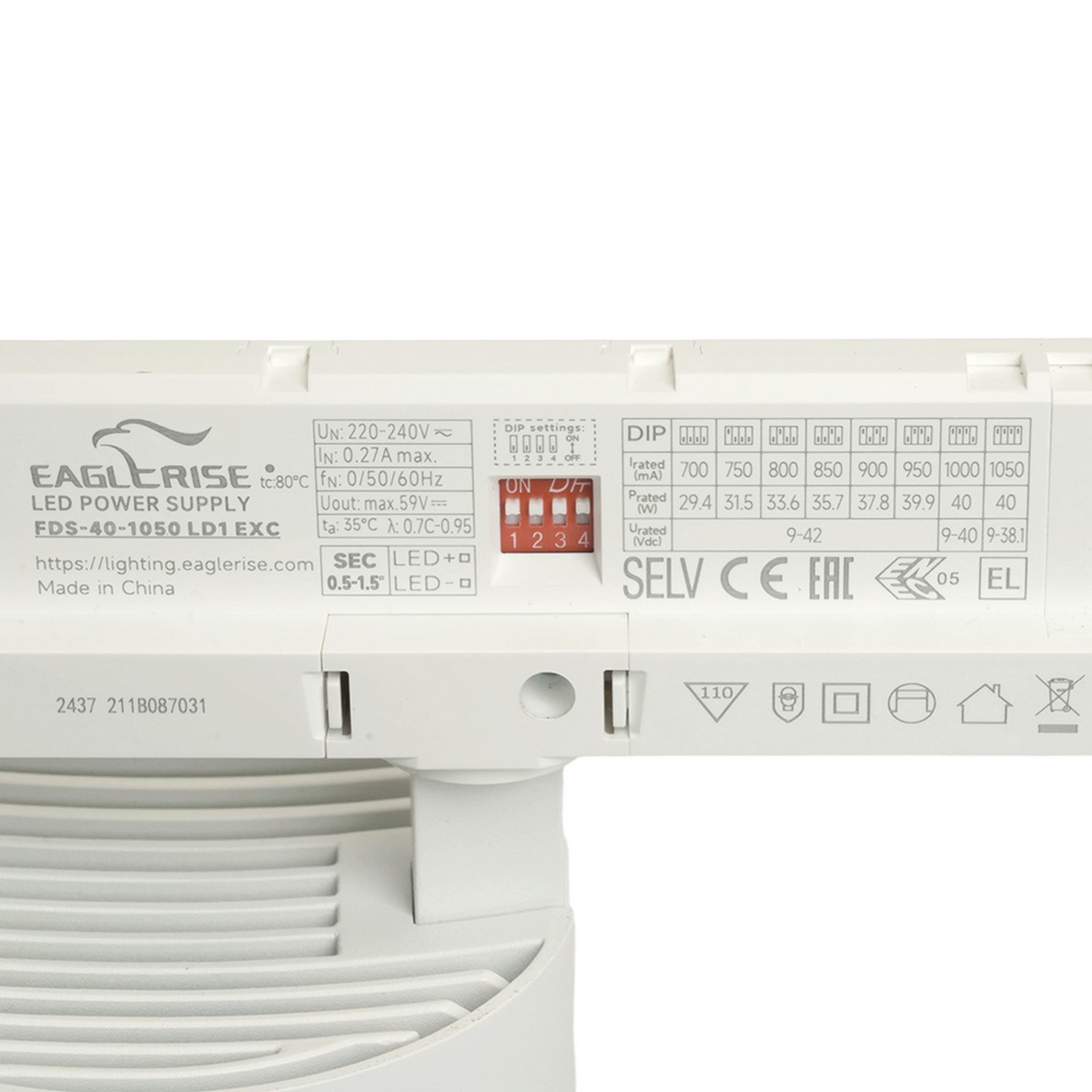Светодиодный светильник Feron TR Reflex трековый 40W 4000К, 36 градусов, белый, 3х фазный с функцией выбора мощности 52058