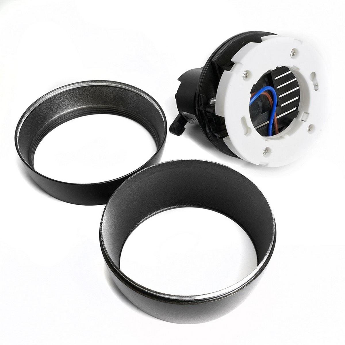 Трековые светодиодные светильники Светильник Feron AL164 трековый однофазный на шинопровод под лампу GX53 черный 48547 