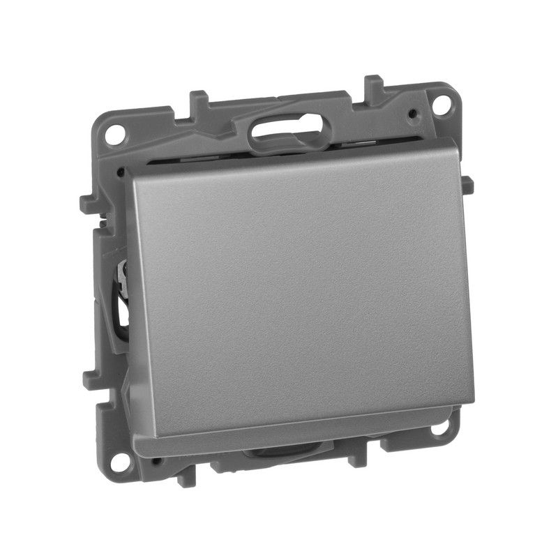 Legrand Etika Алюминий Выключатель Legrand Etika алюминий карточный с выдержкой времени, с подсветкой 672493