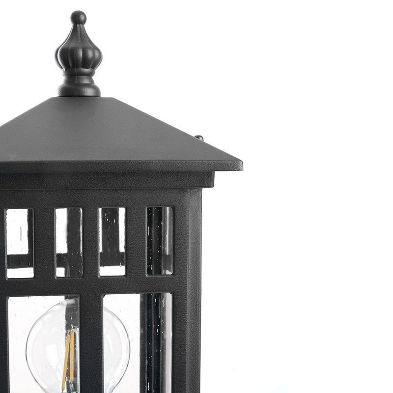 Уличные светильники столб Светильник садово-парковый Feron PL676 столб 60W 230V E27 черный 11691 