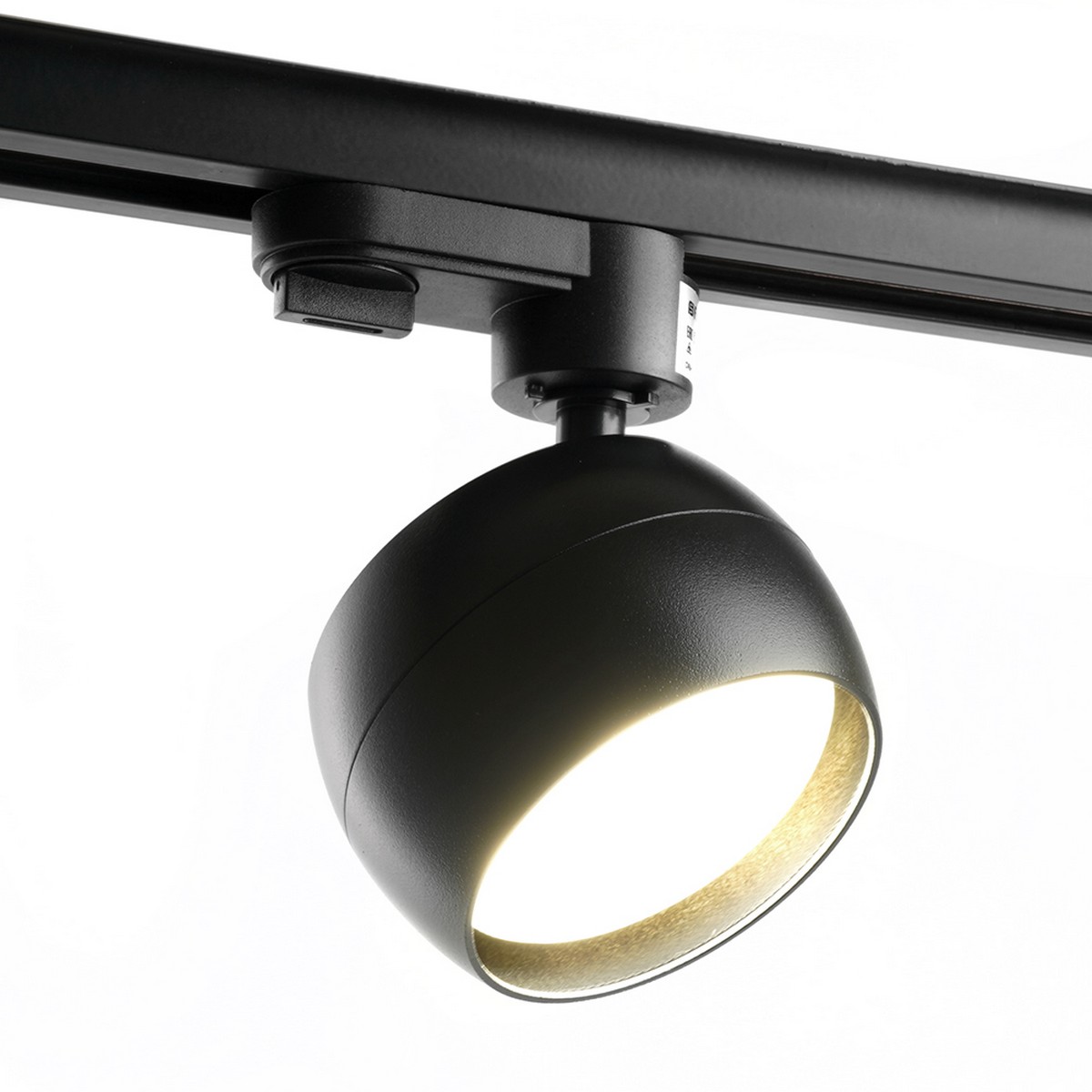 Трековые светодиодные светильники Светильник Feron AL164 трековый однофазный на шинопровод под лампу GX53 черный 48547 