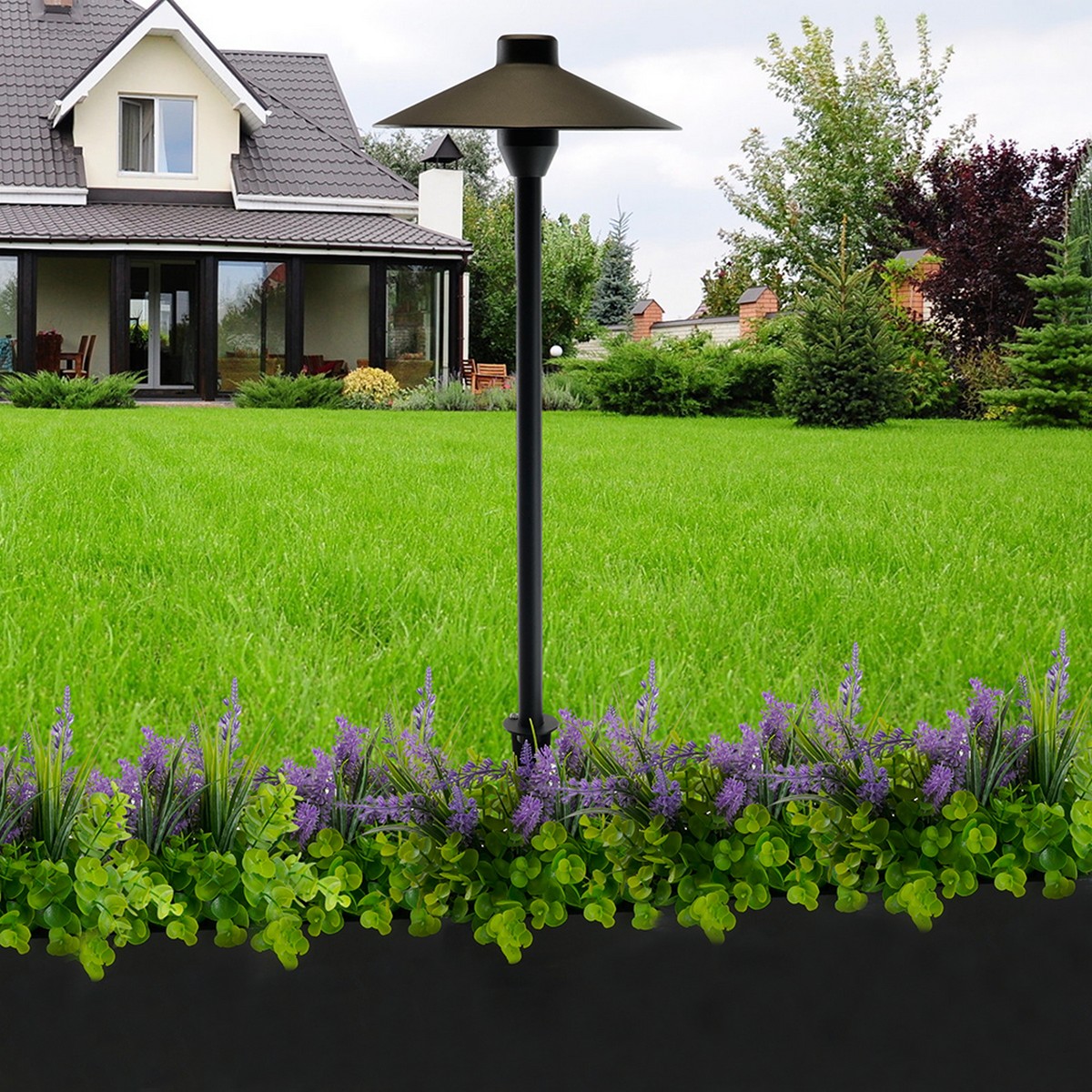 Уличные светильники столб Светильник уличный светодиодный Feron DH702 7W 2700K коричневый 51770 