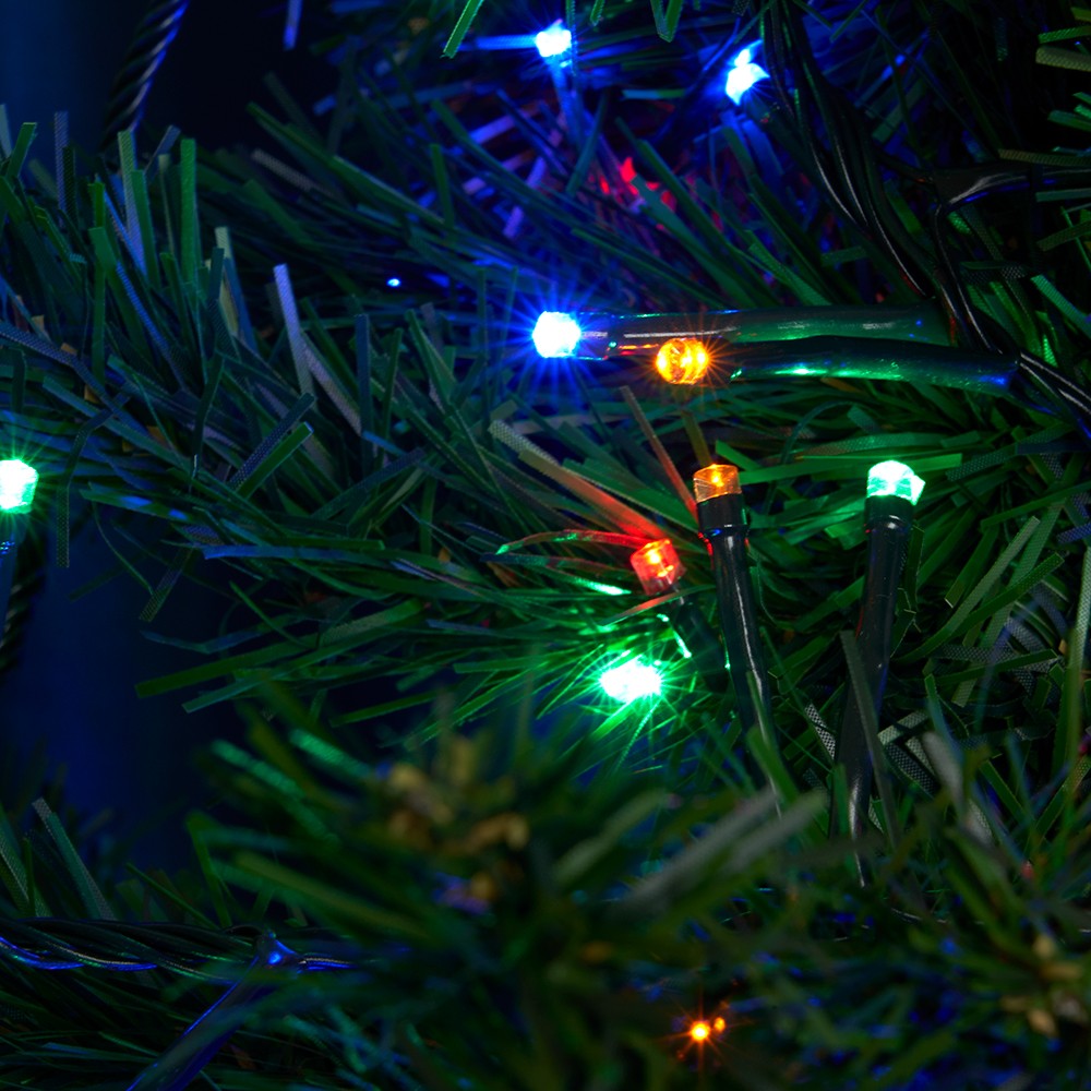 Светодиодная гирлянда Feron CL09 линейная 10м + 2м 230V мультиколор 220V 48179