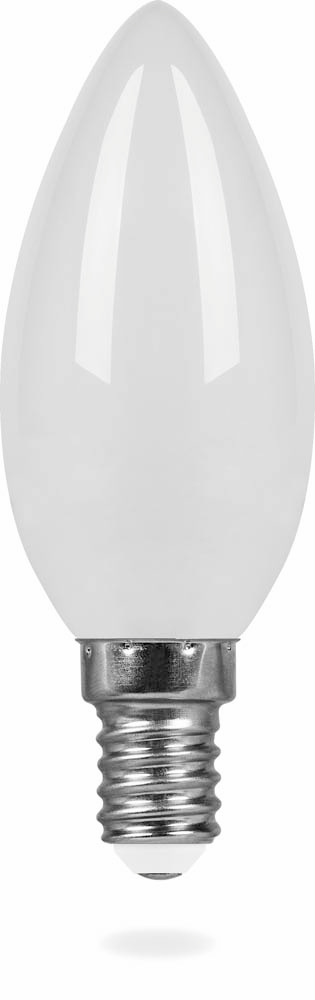 Лампа светодиодная Feron LB-58 Свеча E14 5W 2700K 230V матовая 25647