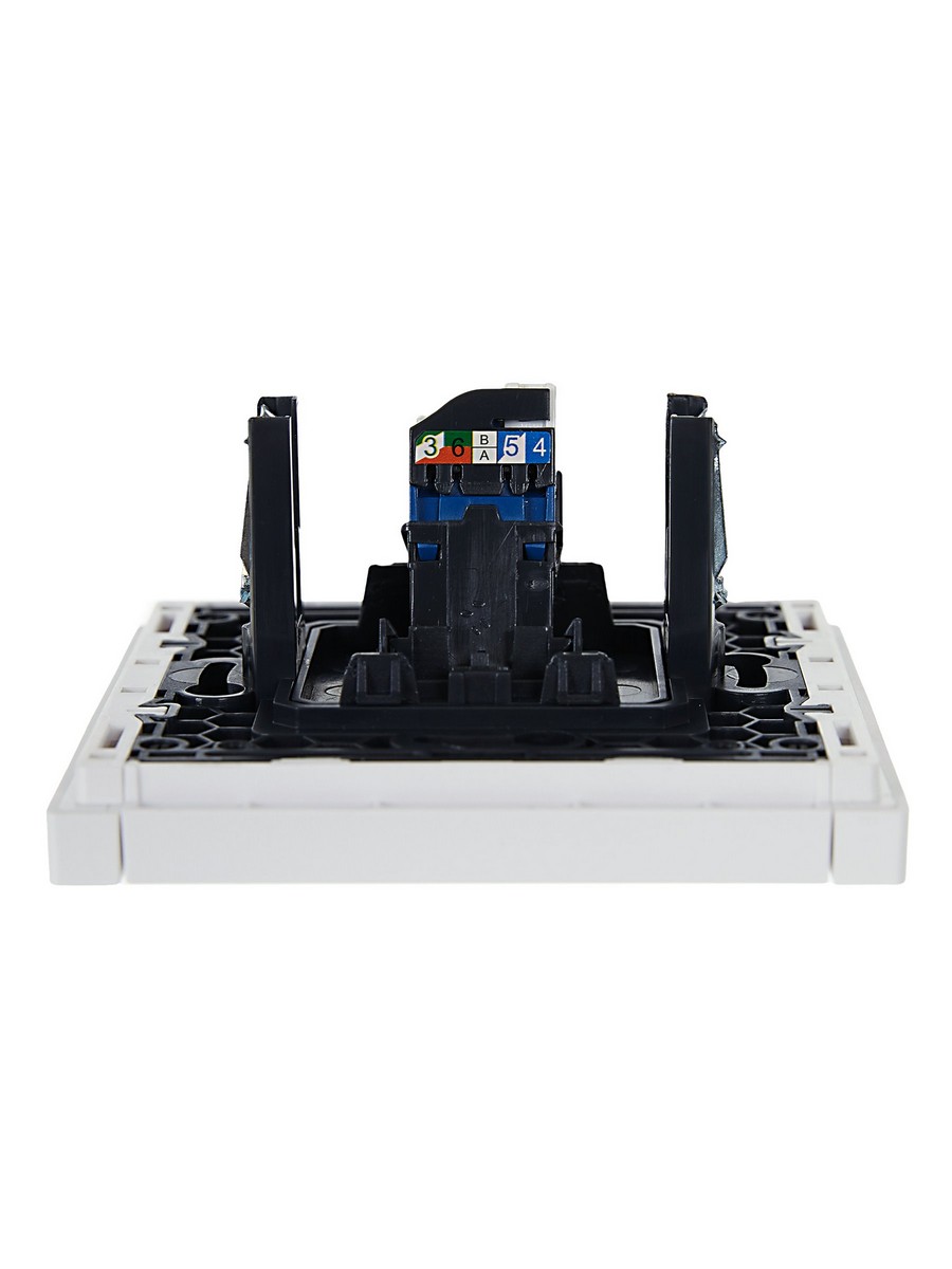 Розетка IEK FORTE&PIANO Белый комп. RJ45 кат.6 FP231