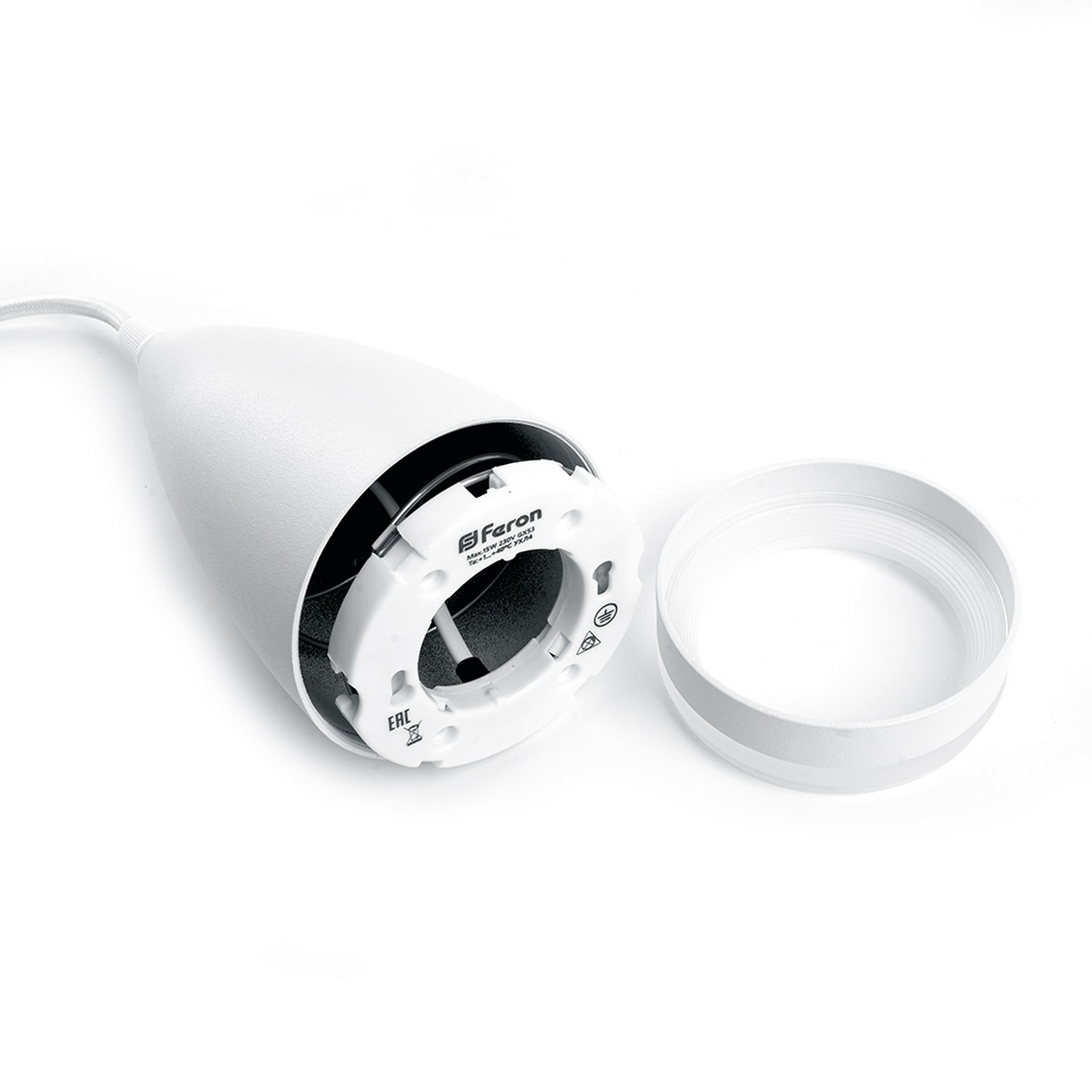 Подвесные светодиодные светильники Светильник подвесной Feron HL3648 GX53 15W белый 48091 