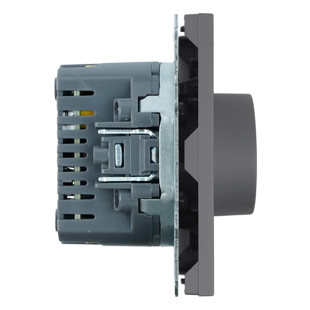 Терморегулятор механический STEKKER Эмили RSW00-5120-10 платиново-серый soft touch 50712