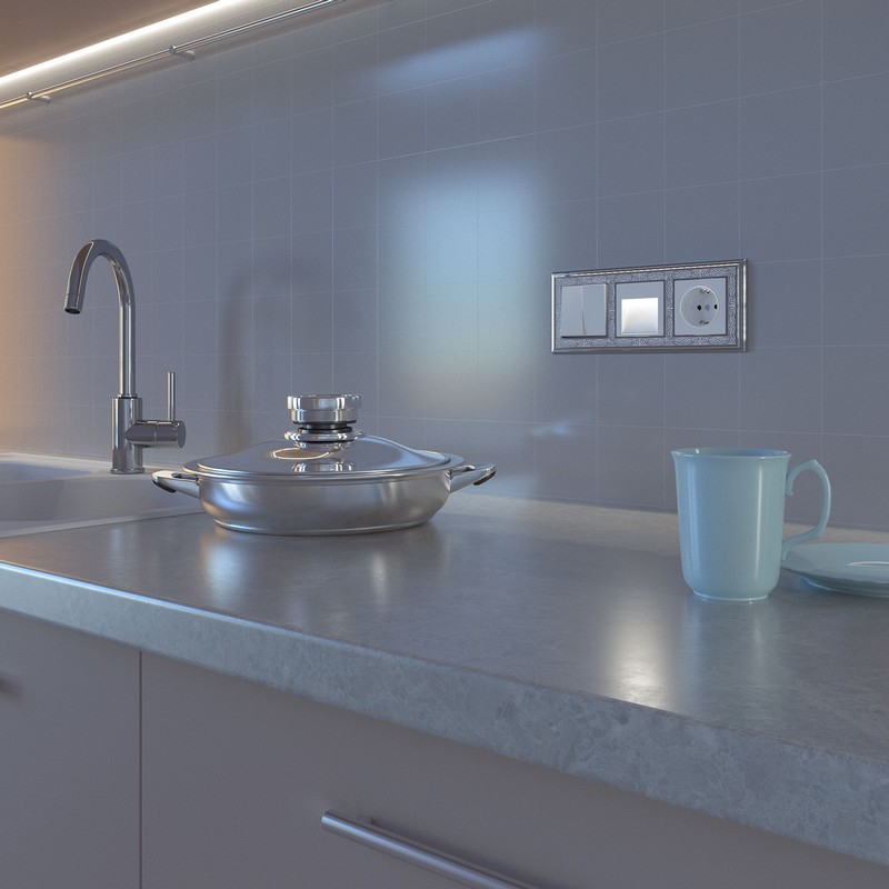 Werkel Белый механизмы Встраиваемая LED подсветка Werkel (белый) W1154201