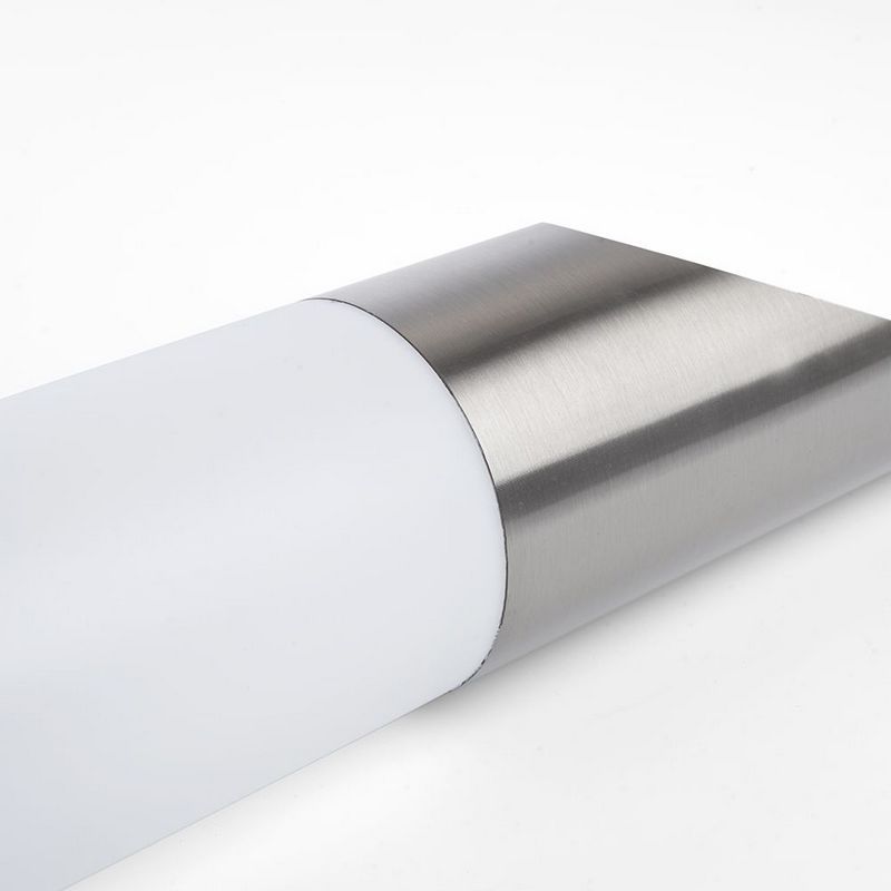 Уличные настенные светильники Светильник уличный Feron DH021 Техно на стену вверх 18W E27 230V серебро 11805 