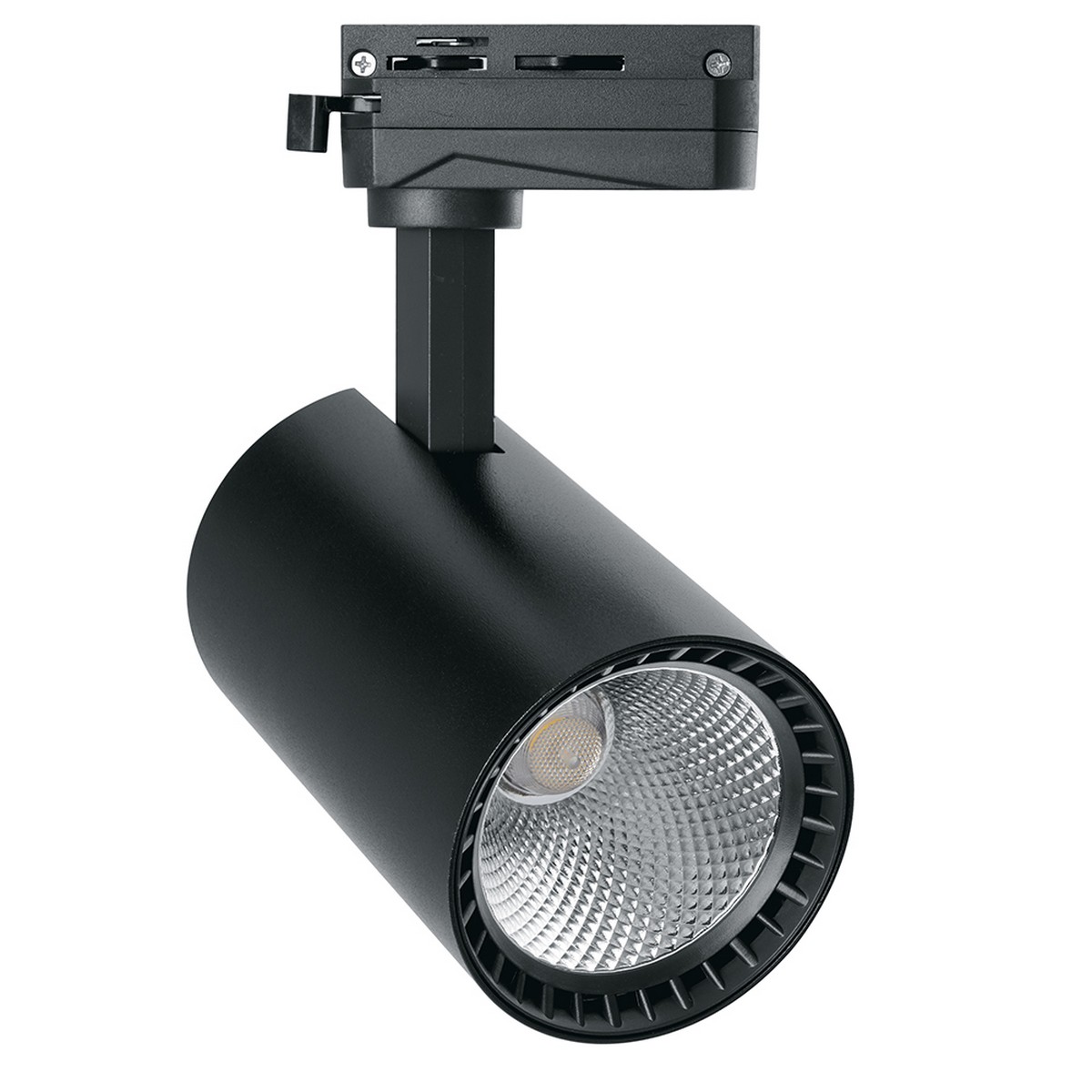 Трековые светодиодные светильники Светодиодный светильник Feron AL102 трековый на шинопровод 12W 4000К черный 35 градусов 29647 