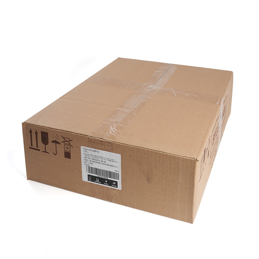 Пластиковые боксы и щиты Stekker Бокс настенный STEKKER EBX50-3/36-40 36 модулей, пластик, серия Standart 39650