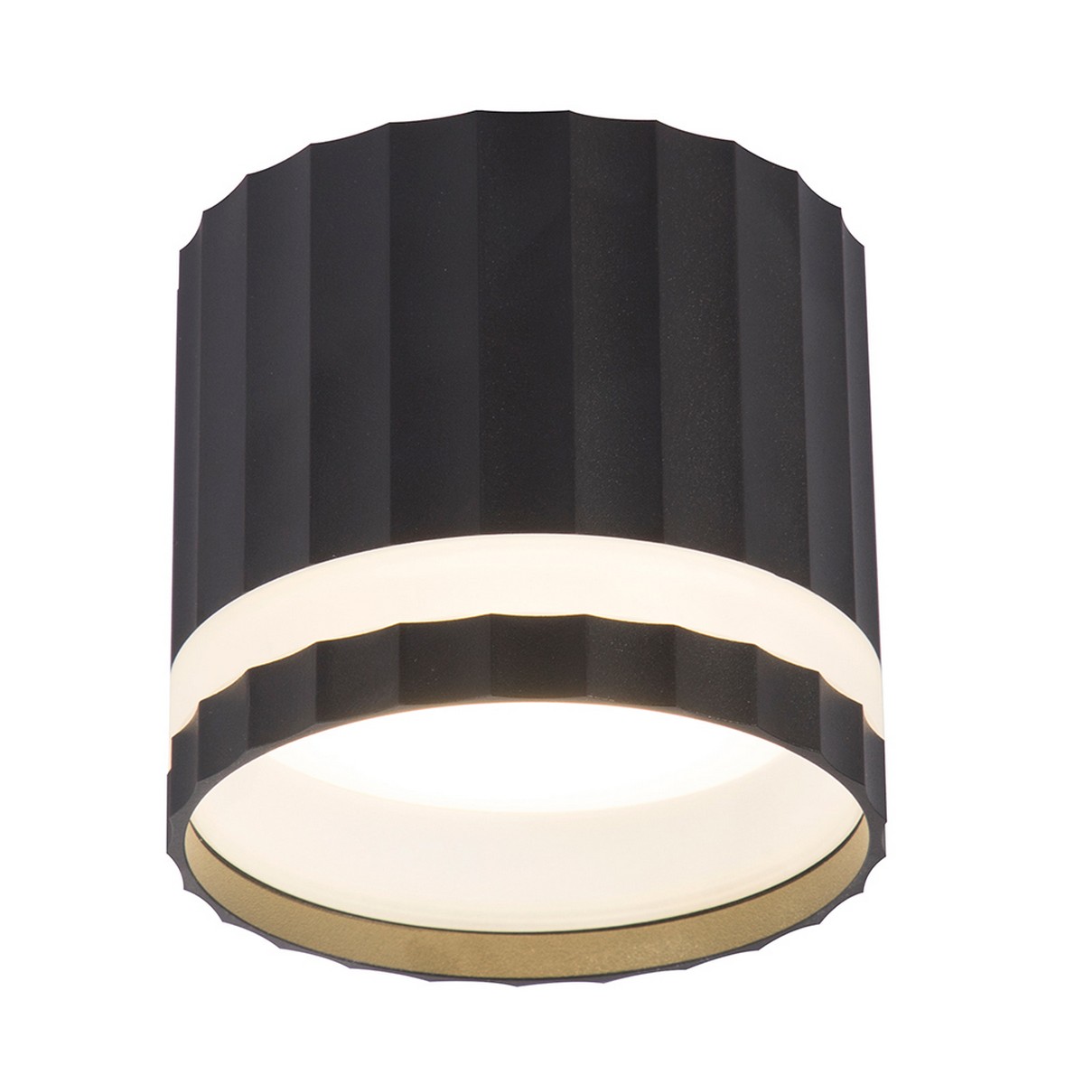 Накладные светодиодные светильники Светильник потолочный Feron HL369 Barrel OLYMPUS GX53 черный 48678 