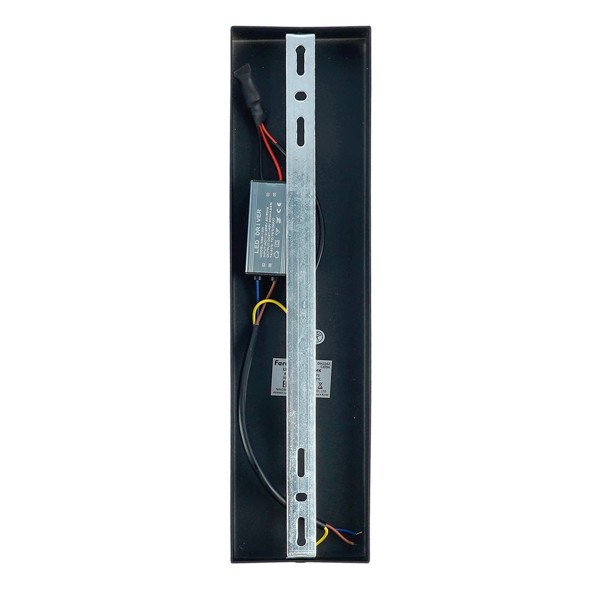 Светильник уличный светодиодный Feron DH2202 Катар 10W 90*43*360мм 3000К черный (на стену вверх/вниз) 53094