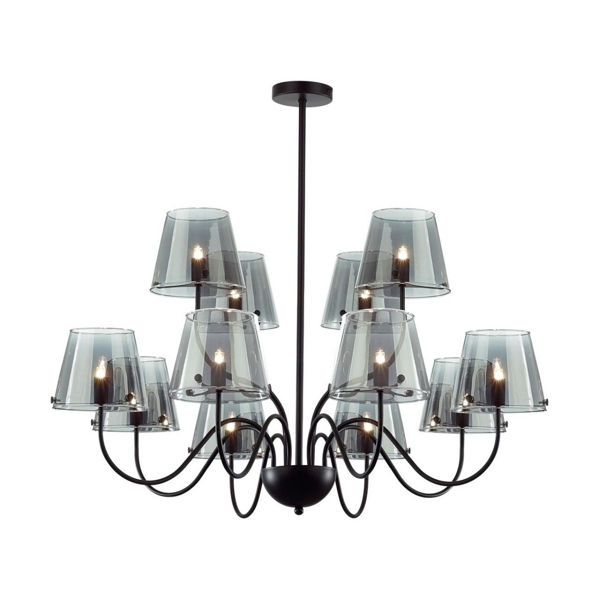 Люстра потолочная LUMION 6570/12C SMOKY