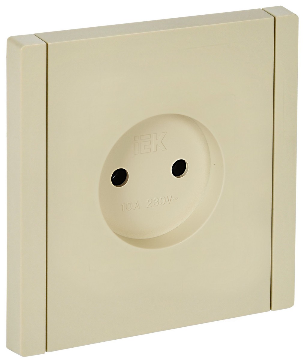 IEK FORTE&PIANO Ваниль Розетка IEK FORTE&PIANO Ваниль б/з винтовое крепление 10А FP418