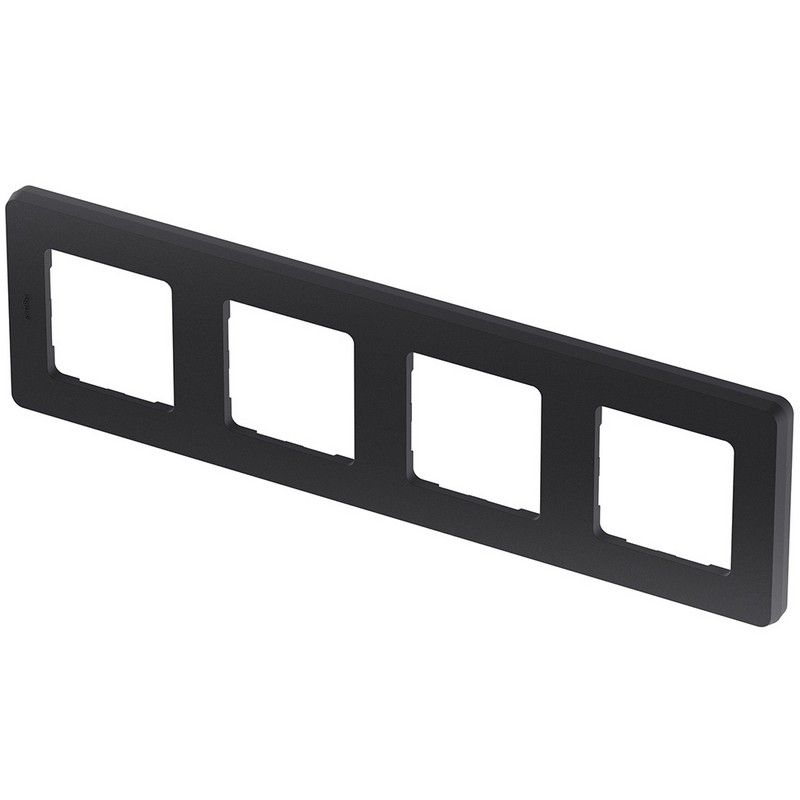 Legrand Inspiria Рамки Рамка Legrand INSPIRIA Антрацит 4 поста 673963