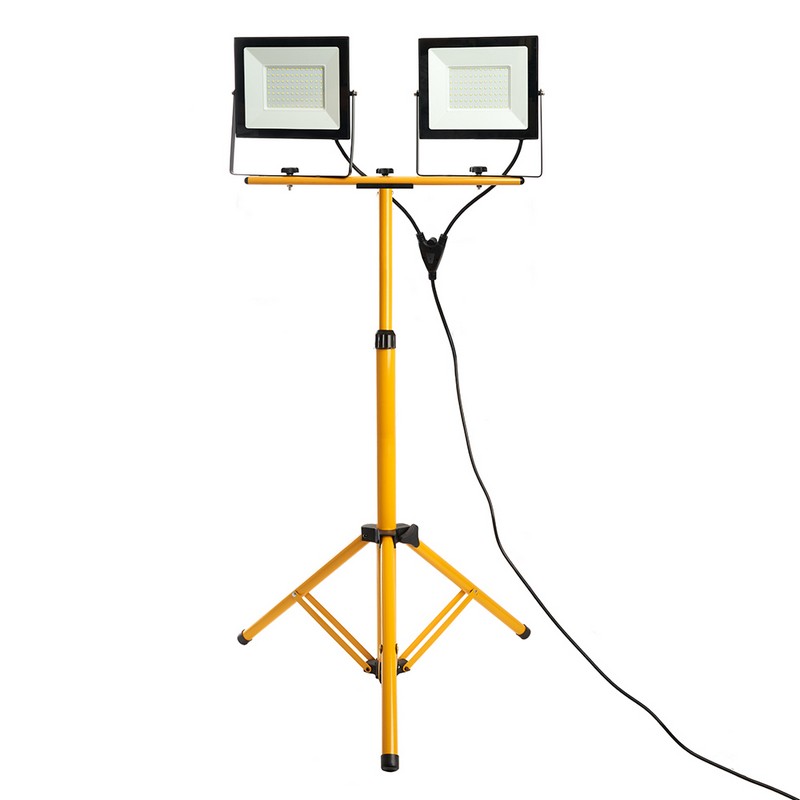 Прожекторы светодиодные Светодиодный прожектор Feron LL-505 на штативе IP65 2*100W 6400K 48506 