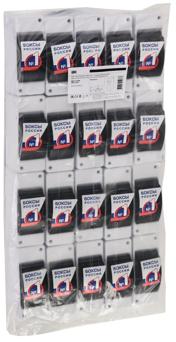 Корпус пластиковый IEK KREPTA 3 КМПн 2/2IP30 белый откр.монтаж MKP42-N-02-30-20