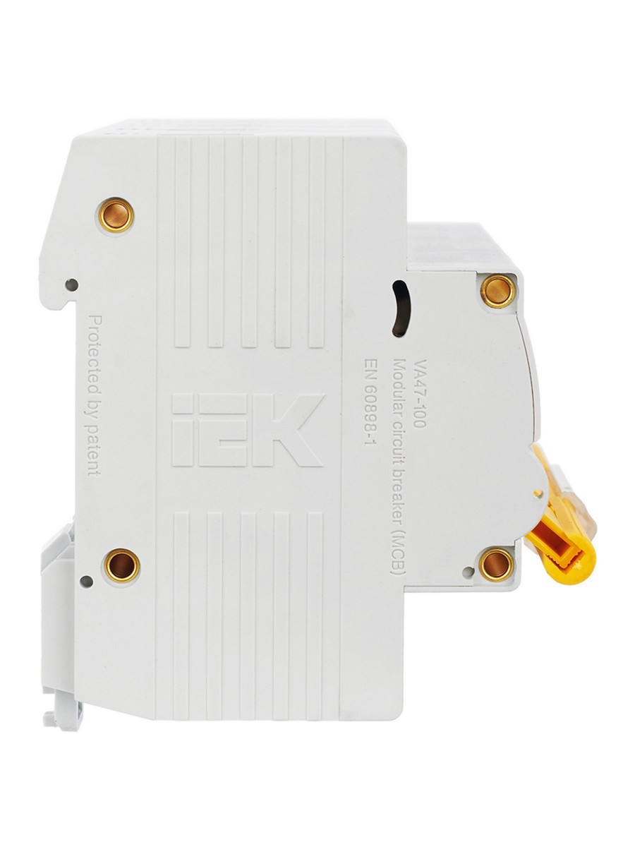 4 полюсные (четырехполюсные) Автоматический выключатель IEK KARAT ВА 47-100 4Р 80А 10 кА х-ка С MVA40-4-080-C 