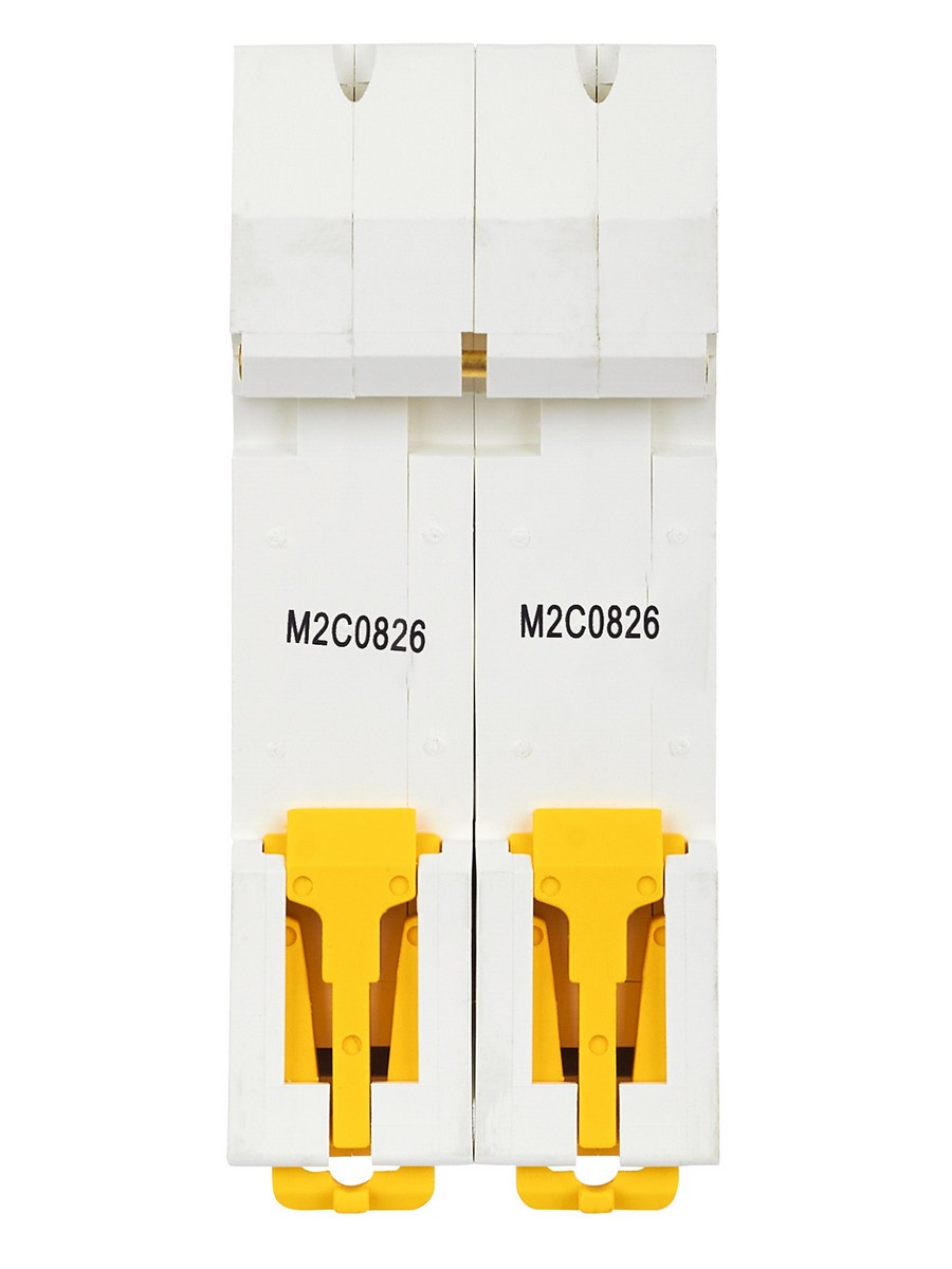 2 полюсные (двухполюсные) Автоматический выключатель IEK ARMAT M06N 2P C 8А AR-M06N-2-C008 