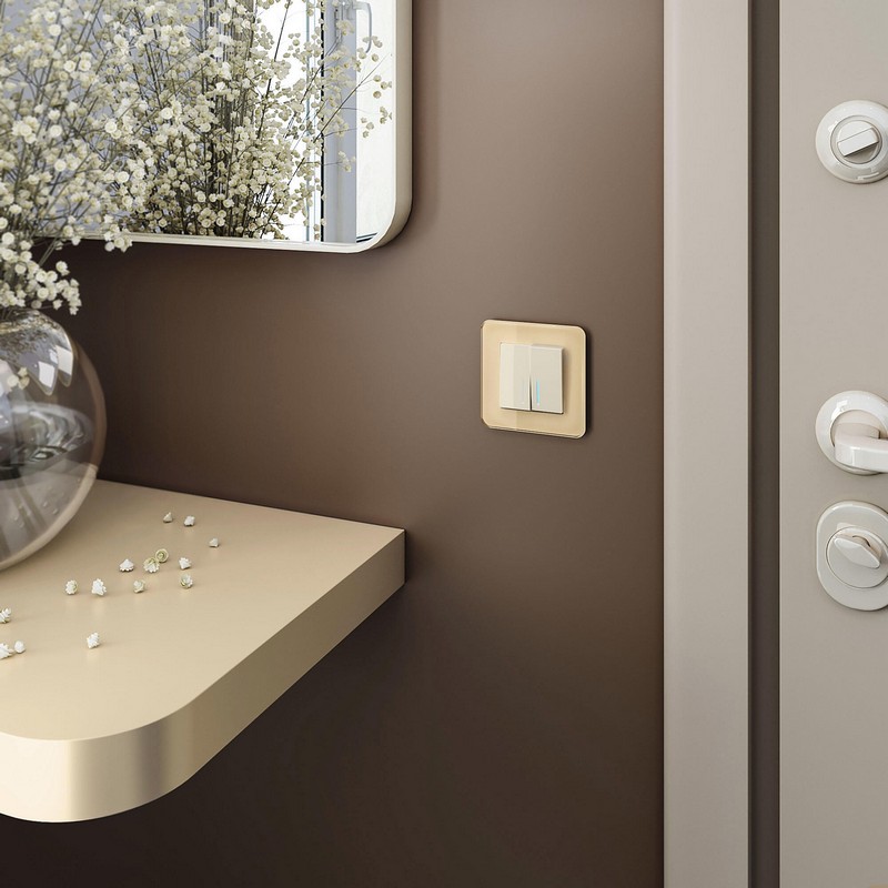 Рамки Werkel Elite Рамка Werkel из стекла на 1 пост Elite айвори W0012443