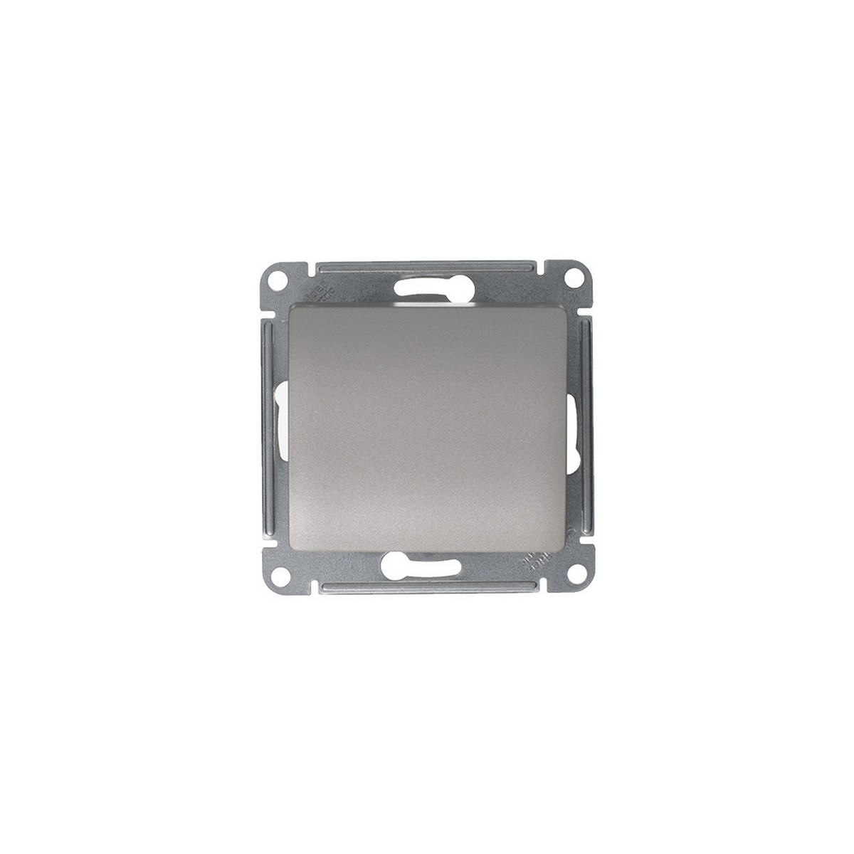 Переключатель 1-клавишный Systeme Electric Glossa Платина GSL001261