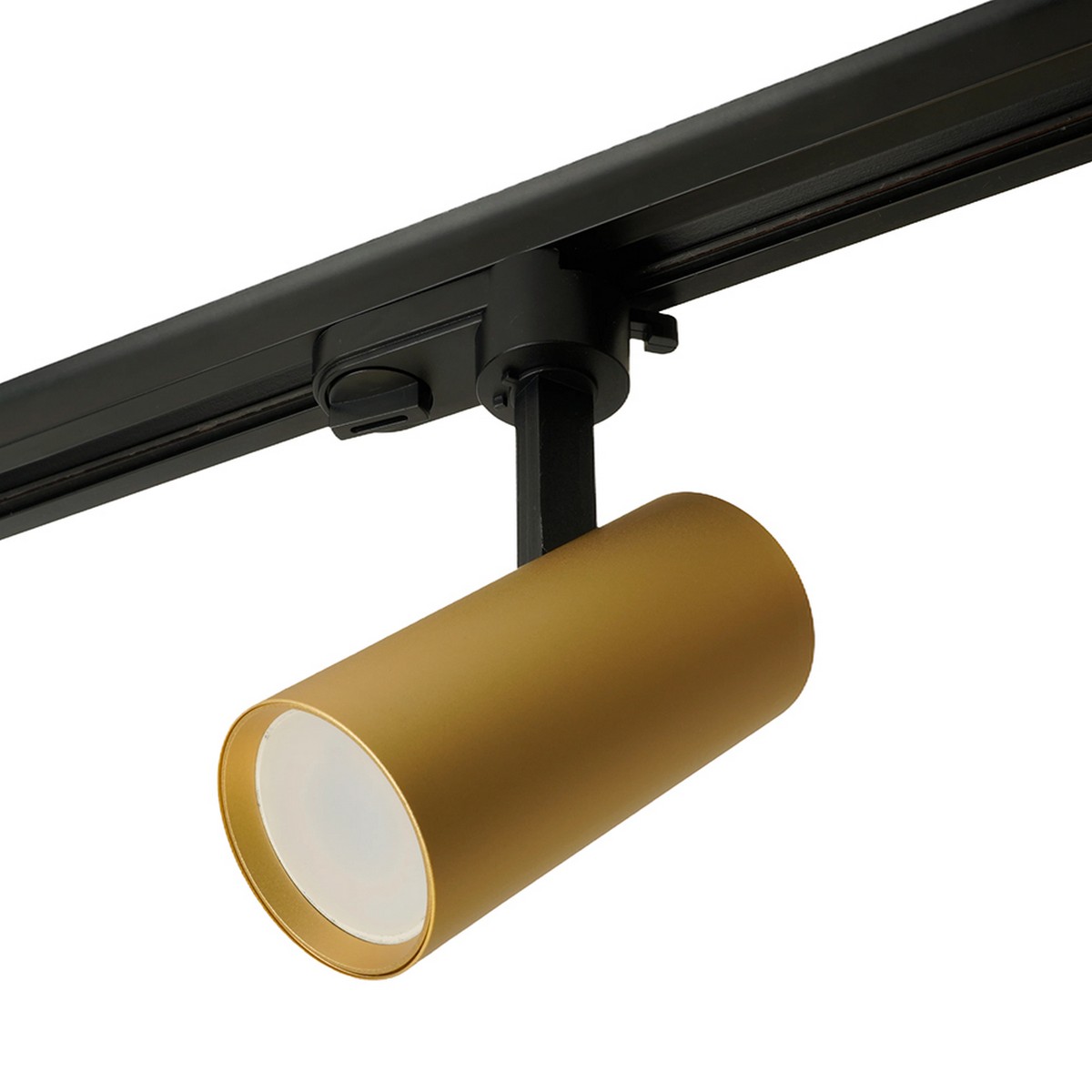 Трековые светодиодные светильники Светильник Feron AL195 трековый однофазный на шинопровод под лампу GU10 золото 48716 