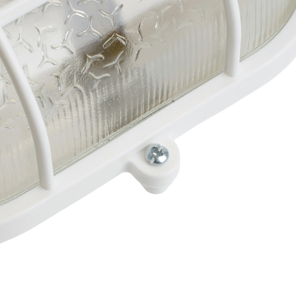 Светодиодные светильники ЖКХ Светильник накладной Feron НБП 01-60-002 IP54 220V 60Вт Е27 с решеткой 41404 