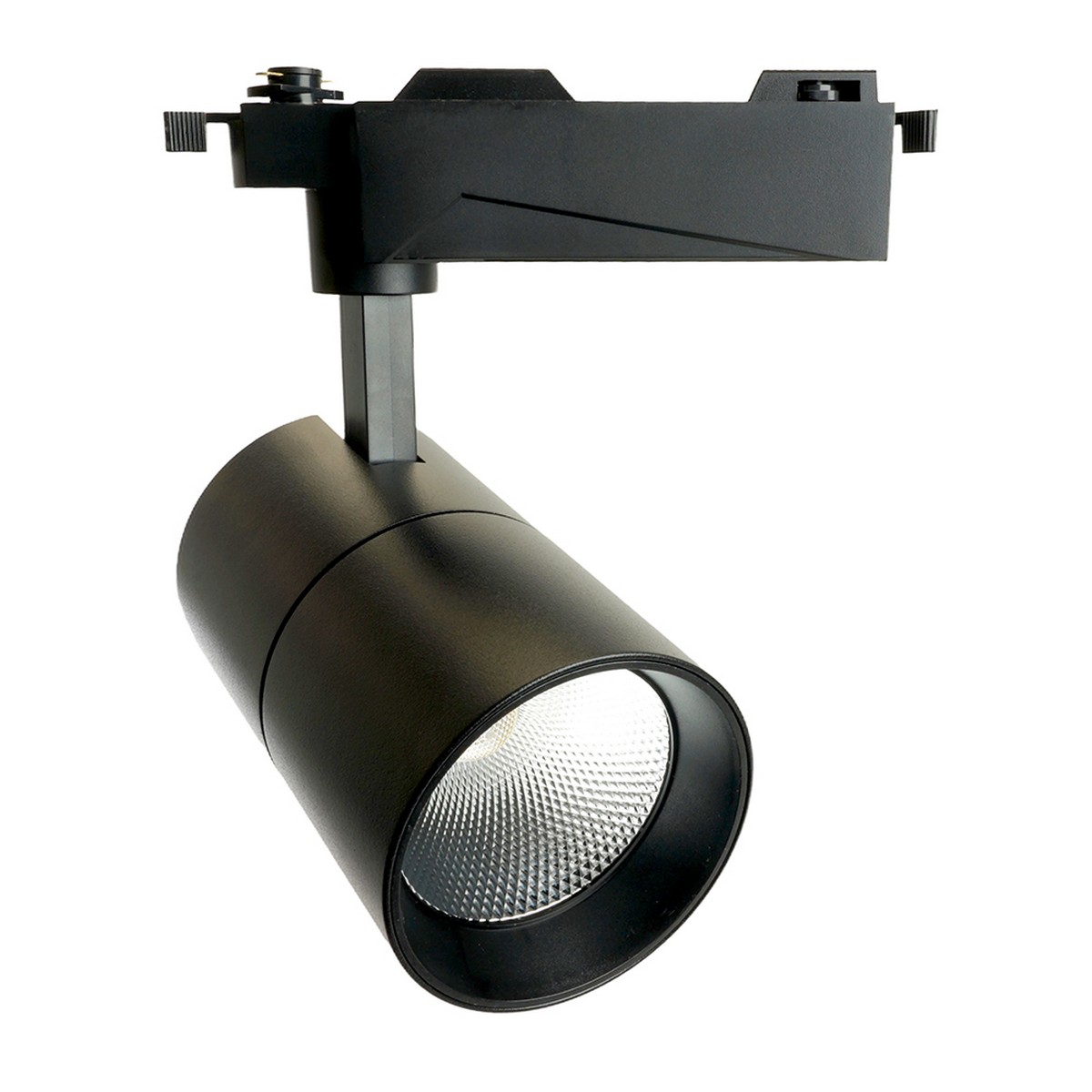 Трековые светодиодные светильники Светодиодный светильник Feron AL103 трековый на шинопровод 30W 4000K 35 градусов черный TrueColor 48942 