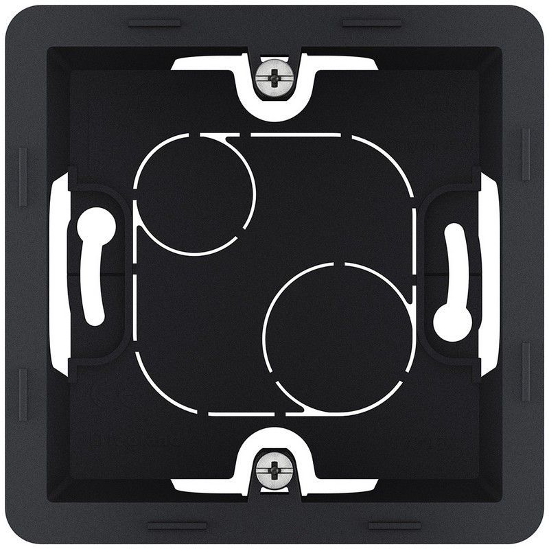 Legrand Inspiria Антрацит Коробка накладного монтажа Legrand INSPIRIA Антрацит 1 пост 673983