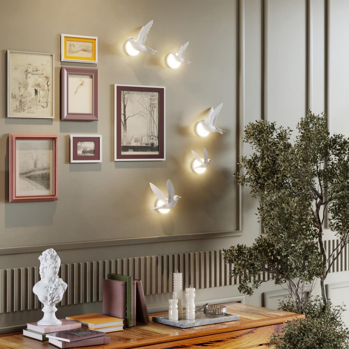 Настенный светильник ODEON LIGHT 4341/3WLA COLOMBELLA
