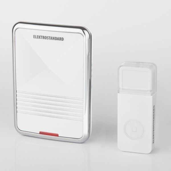 Беспроводные дверные звонки Звонок Elektrostandard беспроводной DBQ11M AC 36M IP44 Белый  