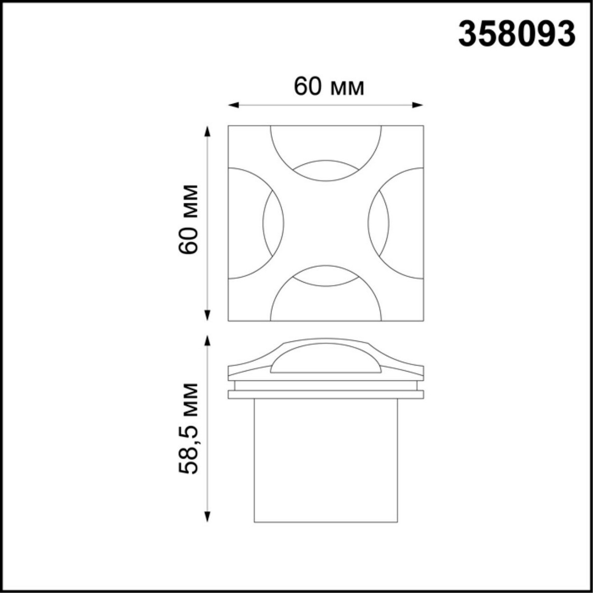 Подсветка ступеней NOVOTECH 358093 SCALA