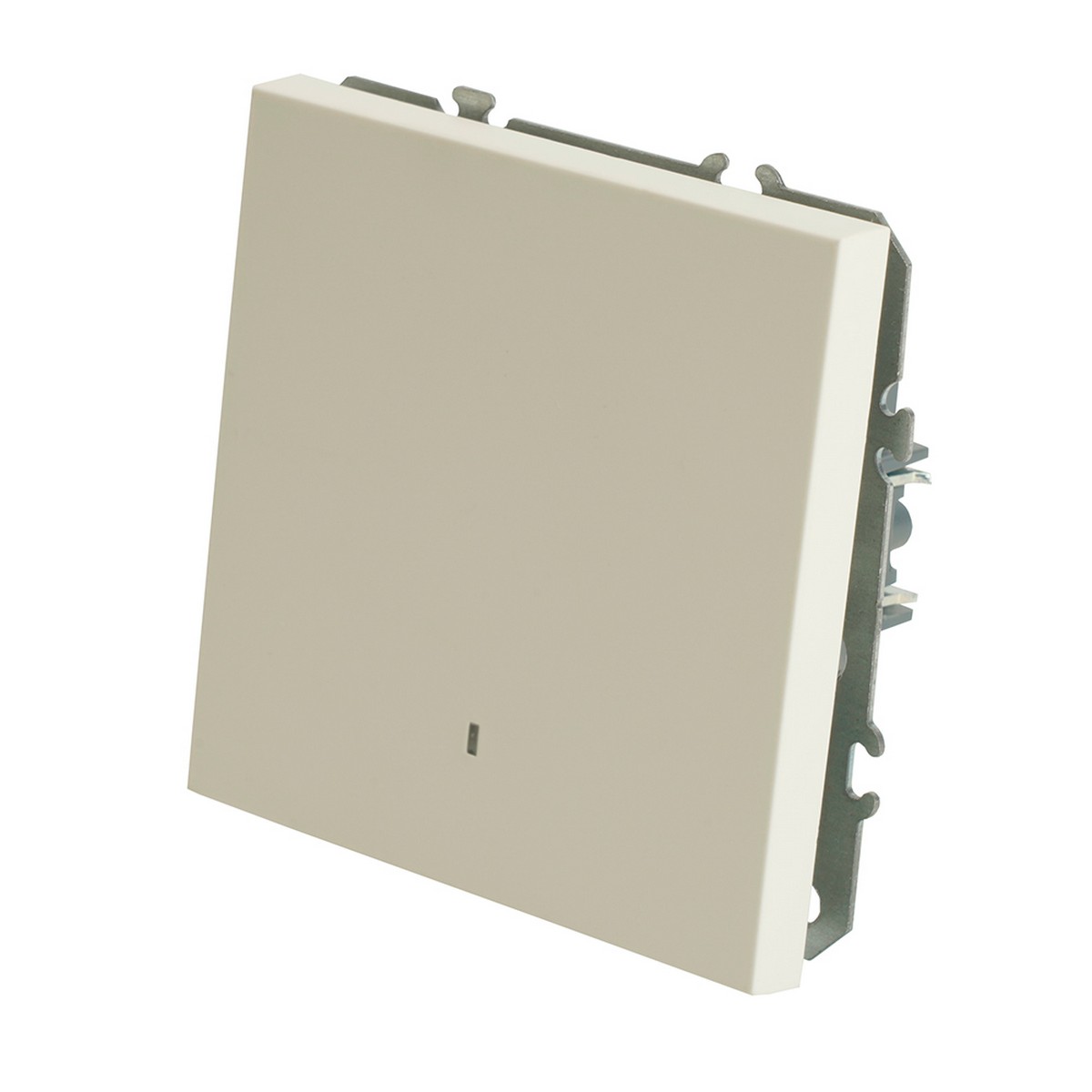 Эмили - Розетки и выключатели Stekker Выключатель 1-клавишный c индикатором STEKKER Эмили RSW10-5101-01 белый фарфор soft touch 49863