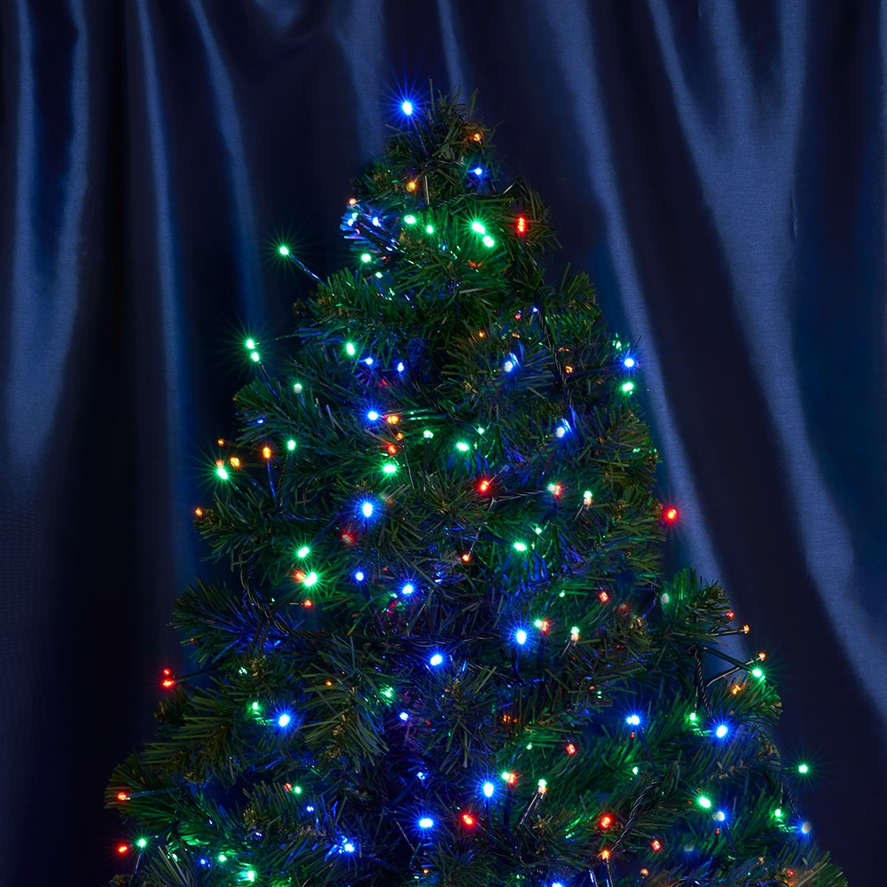 Светодиодная гирлянда Feron CL09 линейная 10м + 2м 230V мультиколор 220V 48179