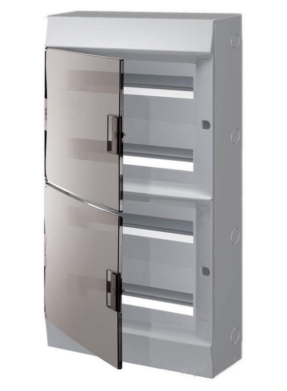 Бокс настенный ABB Mistral41 72М прозрачная дверь (с клемм) 1SPE007717F9999