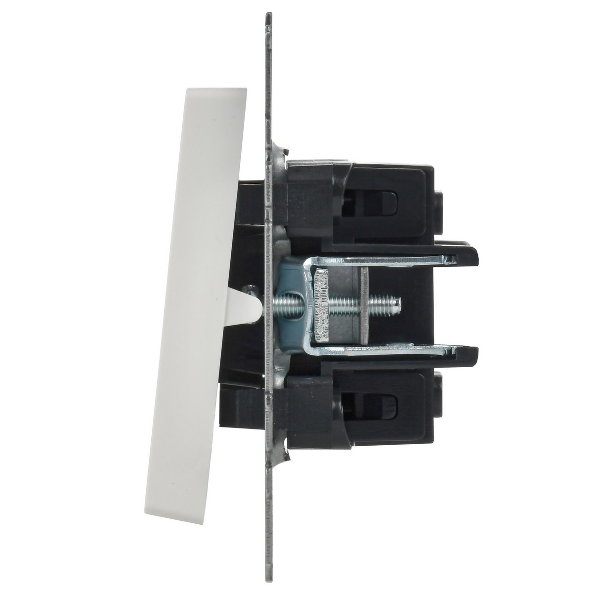 Выключатель IEK BRITE 1-клавишный перекрестный 10А ВС10-1-3-БрБ белый BR-V13-0-10-K01