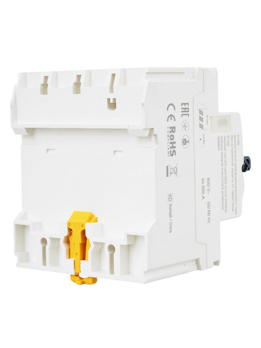 IEK ВДТ УЗО IEK ARMAT R10N 4P 40А 30мА тип A AR-R10N-4-040A030 