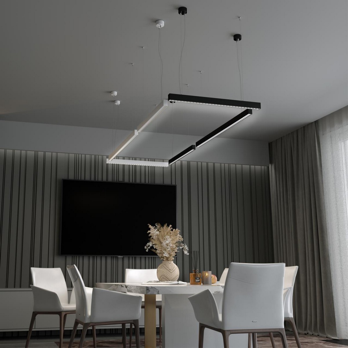 Подвесные светодиодные светильники Светильник накладной/подвесной светодиодный NOVOTECH 358874 ITER 