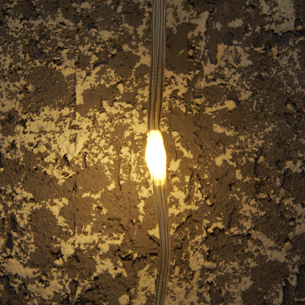 Светодиодная гирлянда Feron CL27 занавес Водопад 3*3м + 3м 230V 2700K, статичная, c питанием от сети, прозрачный шнур 48598