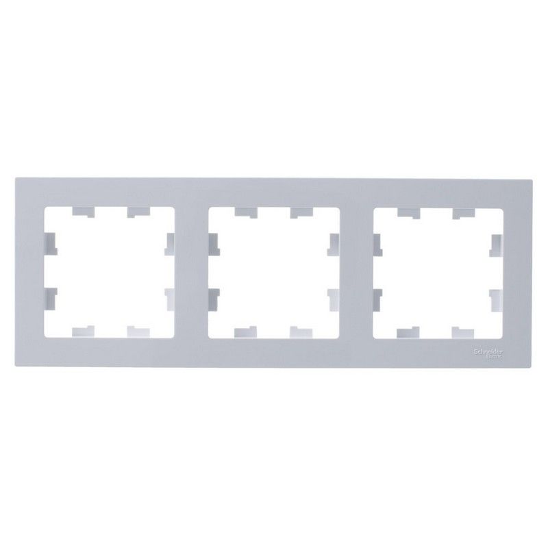 AtlasDesign Белый Рамка Systeme Electric AtlasDesign белый 3-ая, универсальная ATN000103