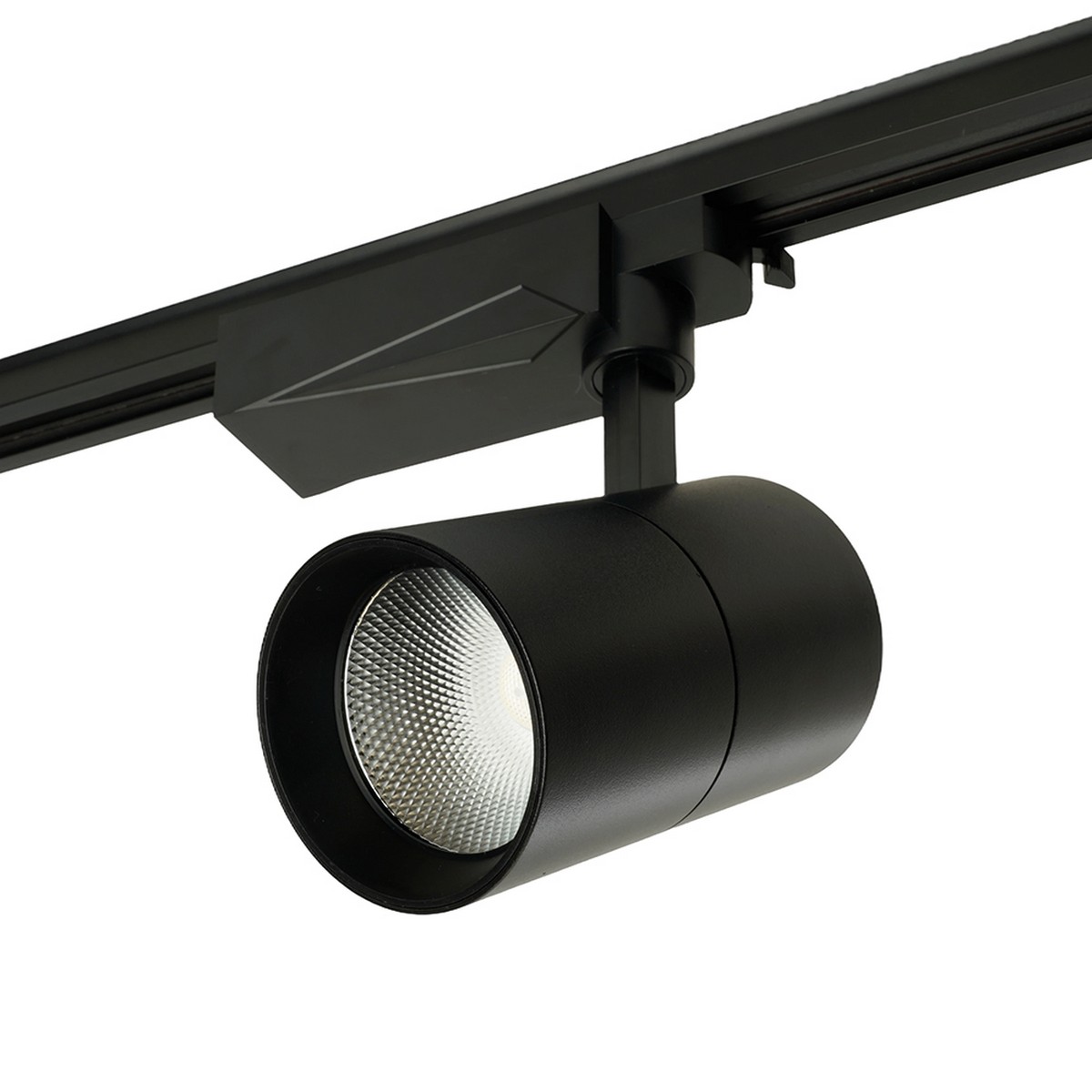Трековые светодиодные светильники Светодиодный светильник Feron AL103 трековый на шинопровод 30W 4000K 35 градусов черный TrueColor 48942 