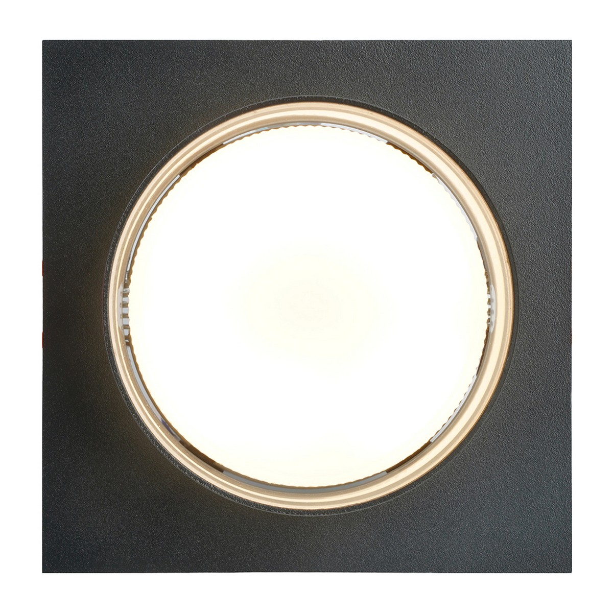 Встраиваемые светодиодные светильники Светильник встраиваемый Feron DL501 потолочный GX53 черный квадрат 51088 