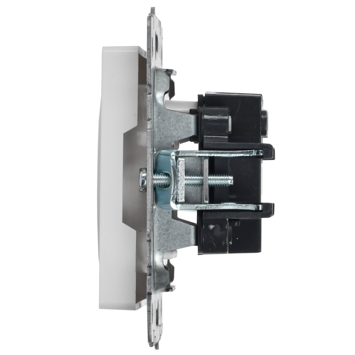 IEK Brite Белый Розетка IEK BRITE б/з без шторок 10А РС10-1-0-БрБ белый BR-R10-10-K01