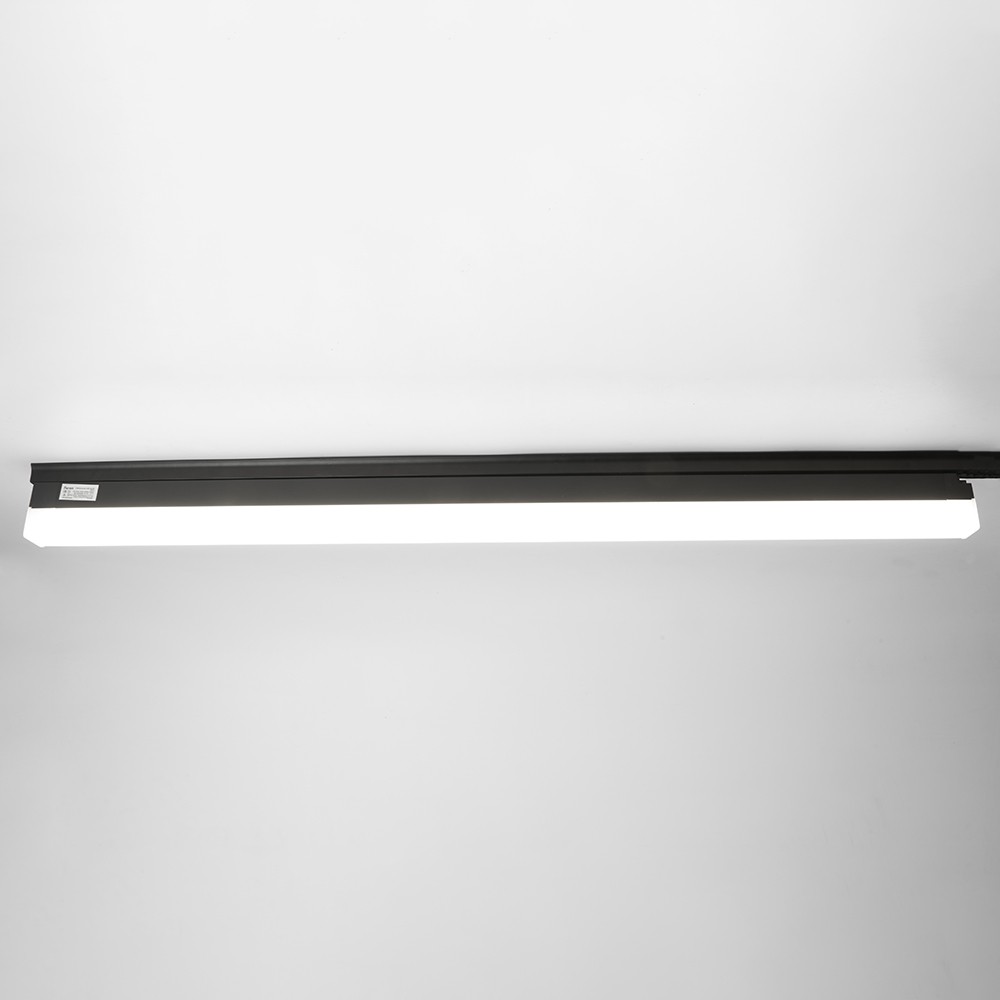 Трековые светодиодные светильники Светодиодный светильник Feron AL121 трековый однофазный на шинопровод 60W 4000K 160 градусов черный 48577 